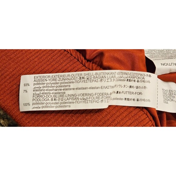 Zara SKIING Men's ALPINE VALLEY Letterman JACKET sz XL varsity (has Stains) - Picture 9 of 9